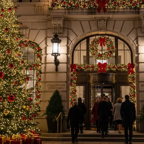 Grand Building Christmas Celebration | Award Ceremony Entrance