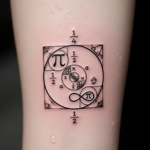 Small Mathematics Tattoo Ideas | Elegant Designs