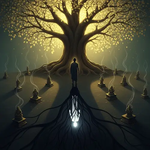 Bodhi Mind and Buddha Virtues: A Metaphoric Artistic Interpretation