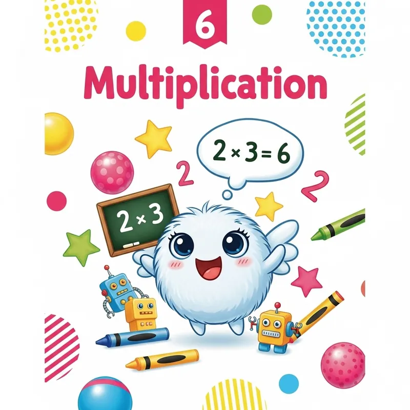 Vibrant Multiplication Booklet Cover Design Vibrant Multiplication Booklet Cover Design