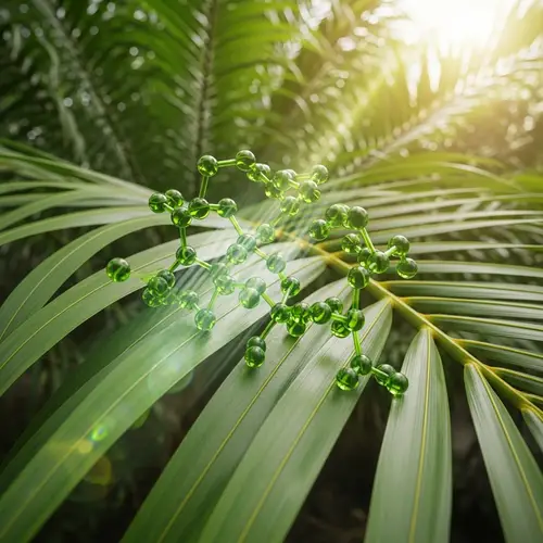 Understanding Light Absorption in Oil Palm Chlorophyll