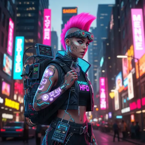 Cyberpunk Girl: Embrace the Neon Future