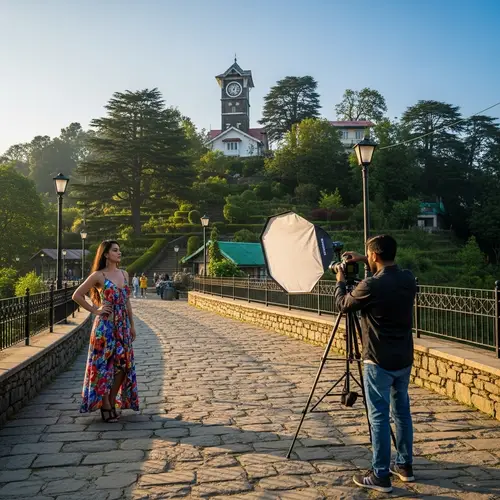 Lush Photoshoot at Mussoorie-inspired Location