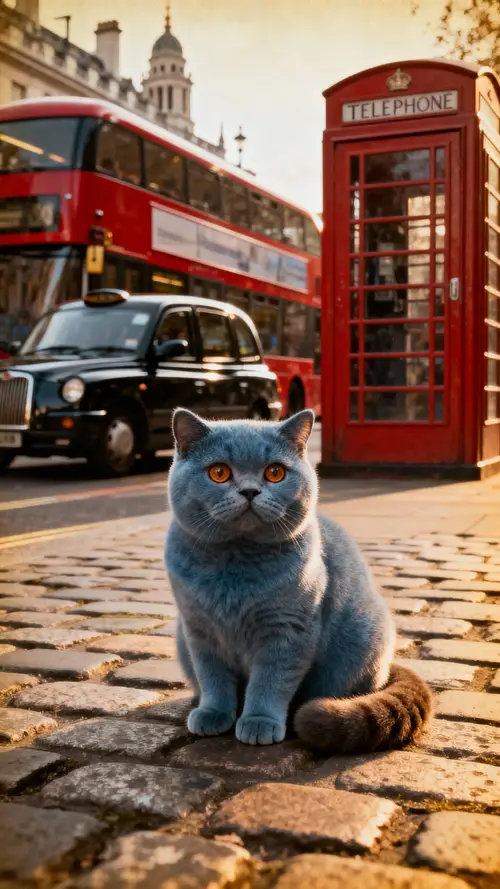 Cute British Shorthair Cats in London