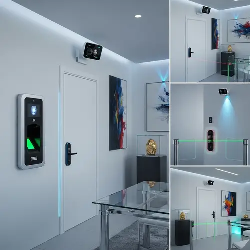 Advanced High-Tech Security System & Modern Interior Design