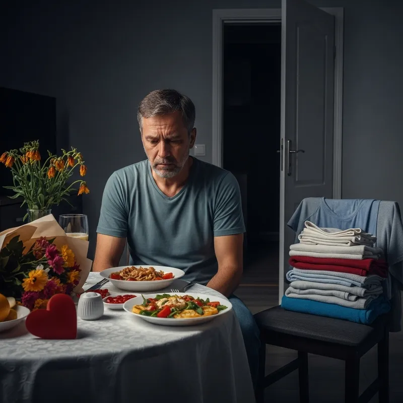 Heartbroken Man Left by Partner | Symbolic Loss of Relationship