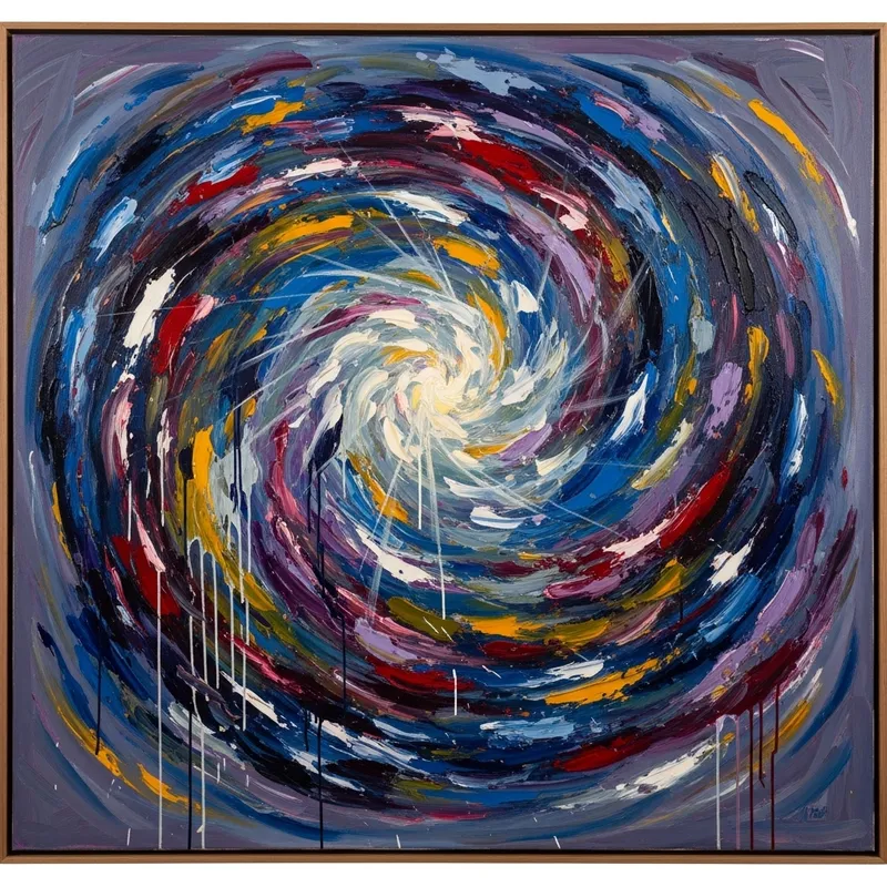 Soulful Journey, Abstract Expressionism Art Piece