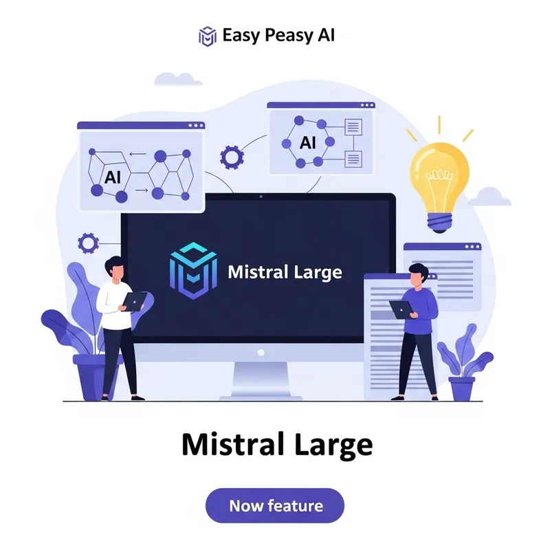 Explore the Power of Mistral Large by Easy Peasy AI