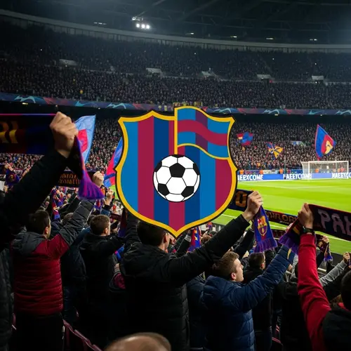 Famous European Soccer Club in Burgundy and Blue