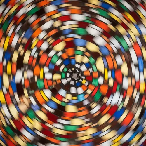 Vibrant Mosaic Spinning | Colorful Abstract Art