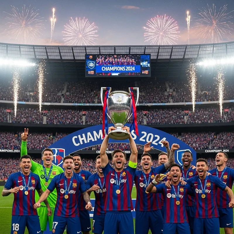 Barça 2024 Champions - Grand Victorious Celebration