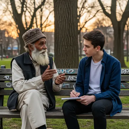 Wisdom Between Generations in the Park