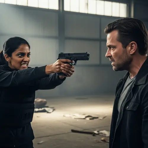 Intense Standoff: South Asian Woman Confronts White Man