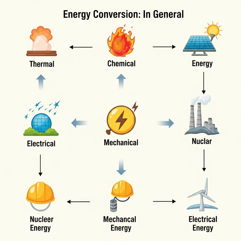 Energy Conversion Examples Energy Conversions YouTube
