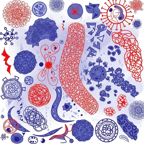 Abstract Representation of Endometriosis