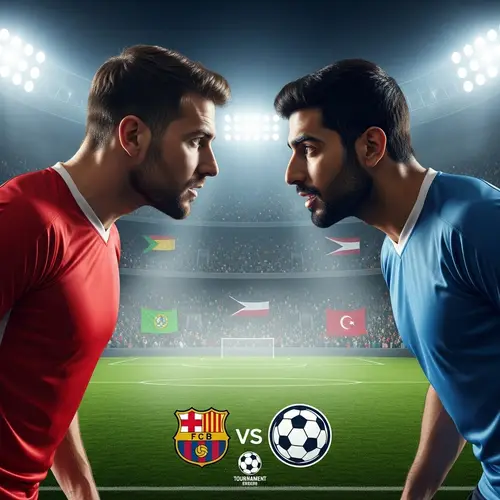 Epic Soccer Team Captains Face Off | Tournament Poster