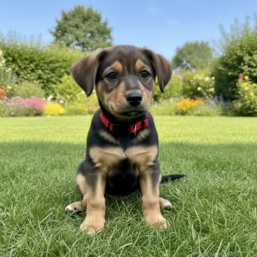 Adorable Puppy with Floppy Ears | Playful and Loving Companion
