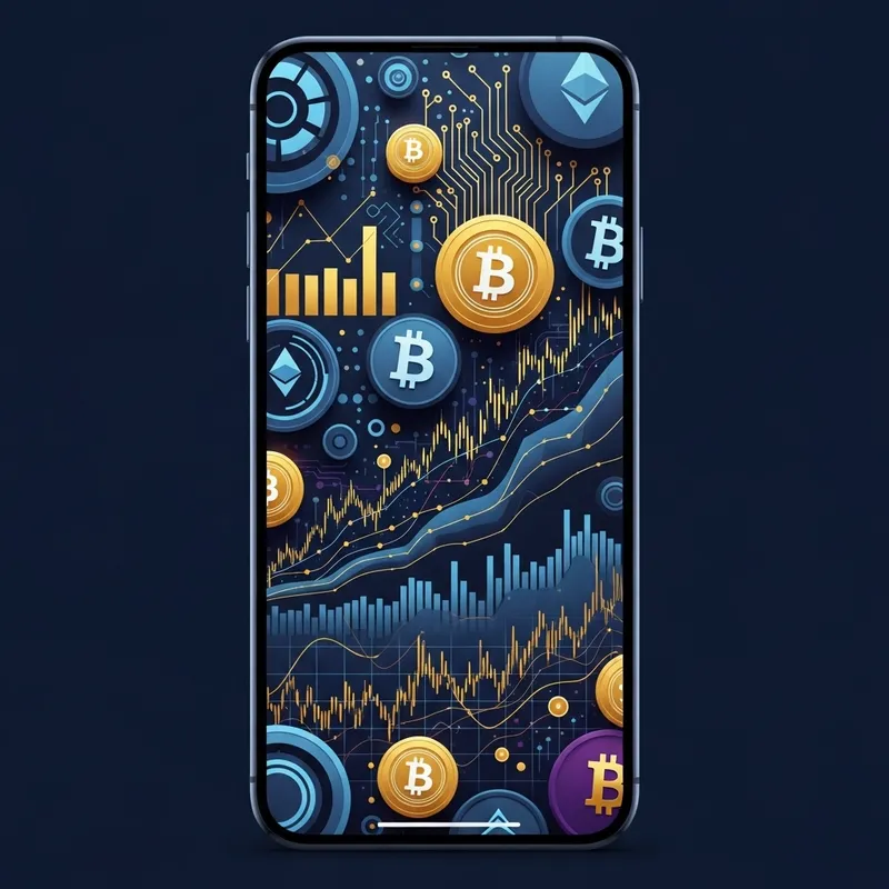 Smartphone Dimension Crypto Wallpaper Design | Digital Art
