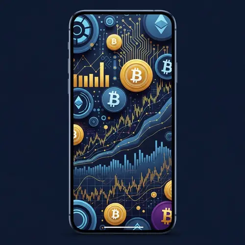 Cryptocurrency Inspired Smartphone Wallpaper Design