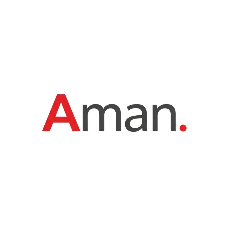 Unique Logo Design for Aman with Red 'A'. Unique Logo Design for Aman with Red 'A'.
