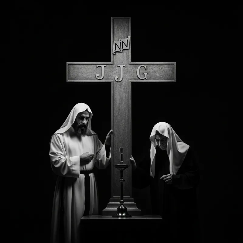 Mystical Image of Saint Bento Cruz | JG Carved Cross