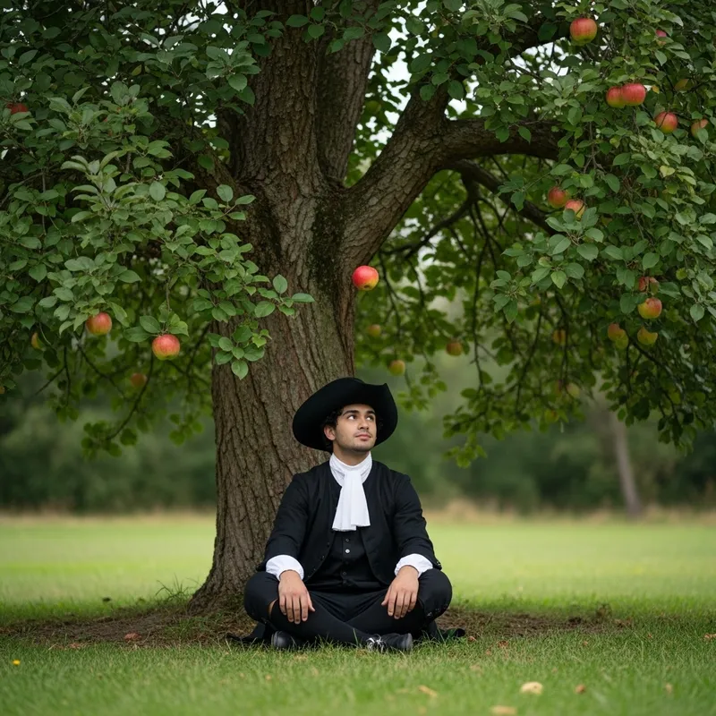 Newton Under the Apple Tree: Gravity's Moment Newton Under the Apple Tree: Gravity's Moment
