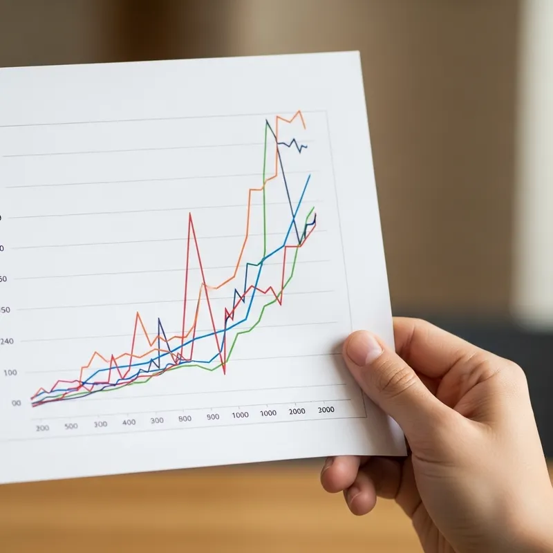 Hand Holding Price Growth Chart: Visualizing Trends Hand Holding Price Growth Chart: Visualizing Trends