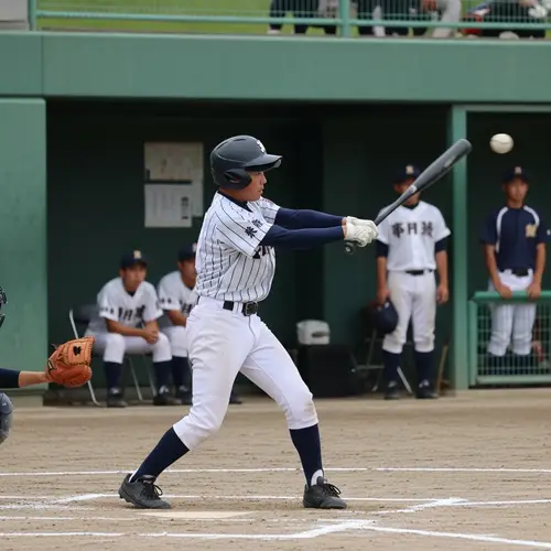 Asian Middle School Boy Playing Baseball | Youth Passion