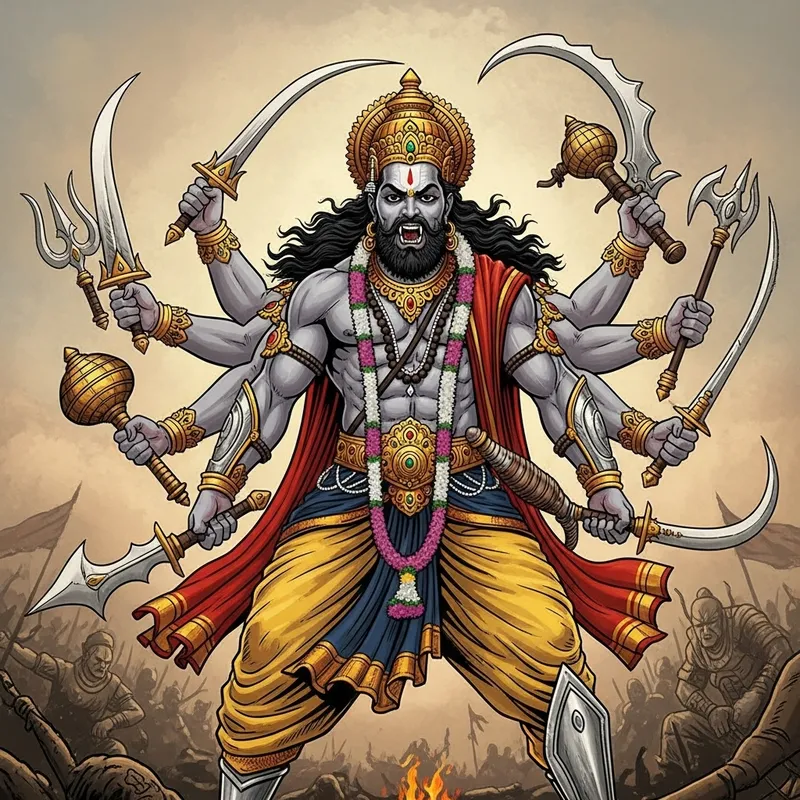 Virabhadra: Mythological Fierce Warrior Virabhadra: Mythological Fierce Warrior