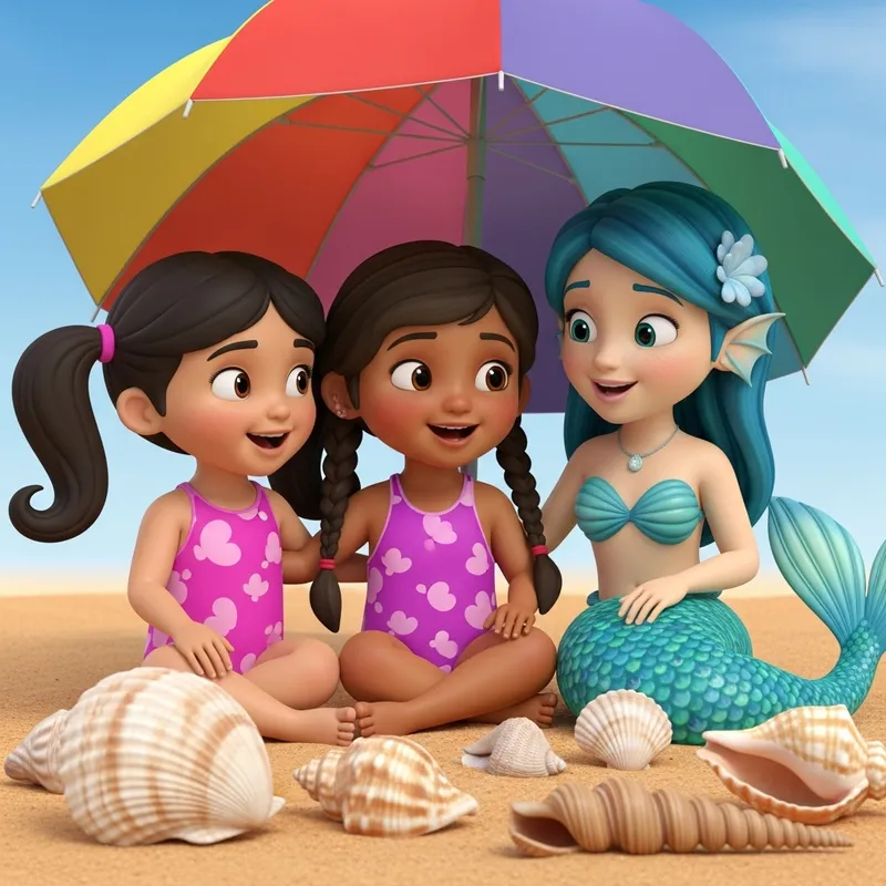 Elena, Maria & Mermaid Tales Under the Sun