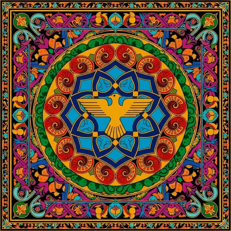 Kazakh Ornament: Intricate Geometric Patterns & Symbolism