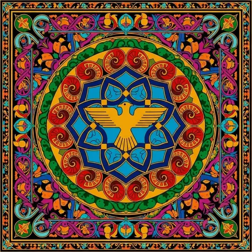 Kazakh Ornament: Intricate Geometric Patterns & Symbology