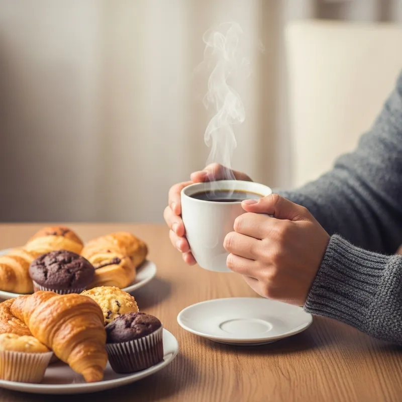 Cozy Coffee Time: Tomando café Delight | Morning Ritual