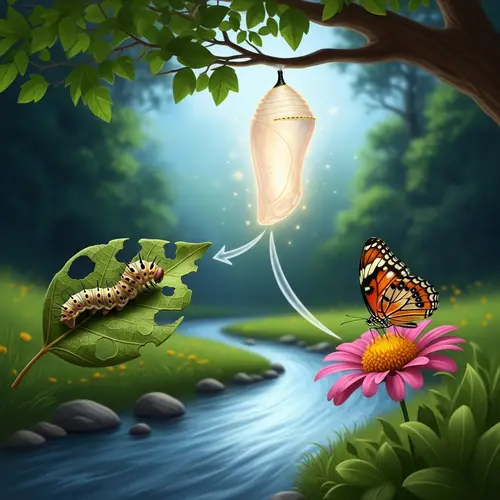 Transformation & Purpose: Caterpillar to Butterfly
