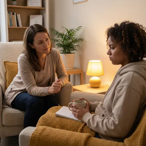 Intimate Therapy Session: Overcoming Anxiety