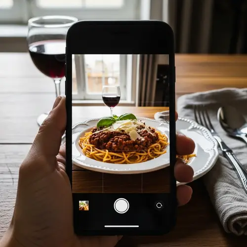Realistic Snapshot of Homemade Meal | iPhone15 Capture