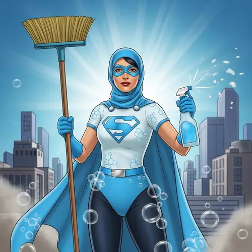 Cleaning Superhero | Order and Cleanliness Personified
