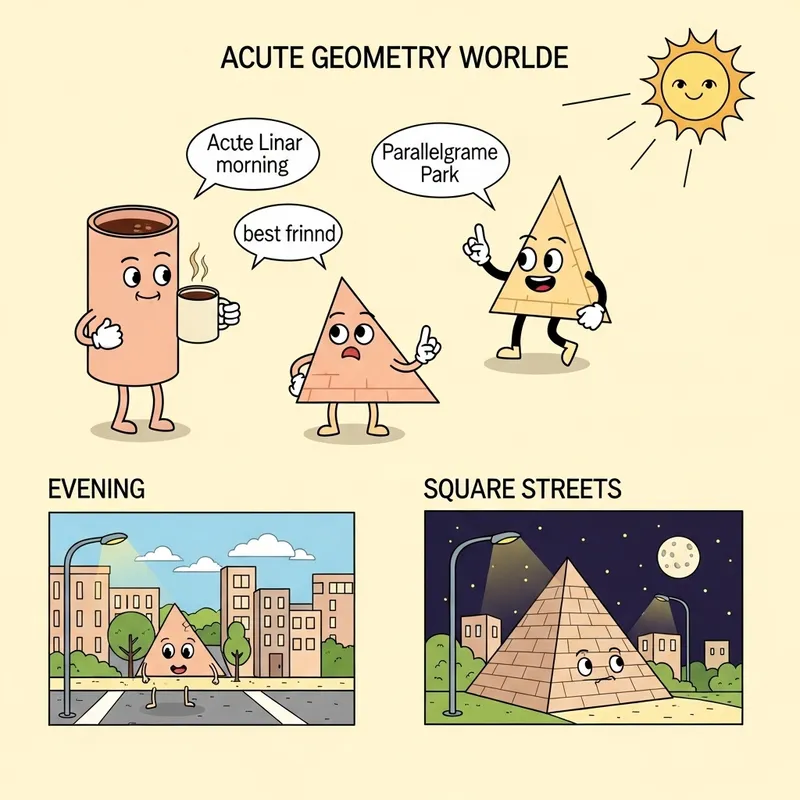 Everyday Life of an Acute Triangle: A Geometry Tale