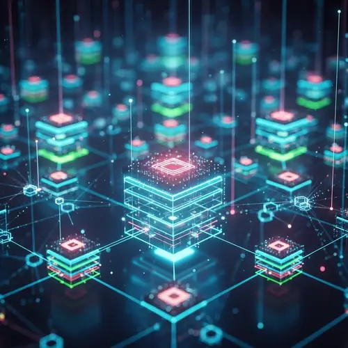 Intricate Blockchain Network with Hexagonal Blocks