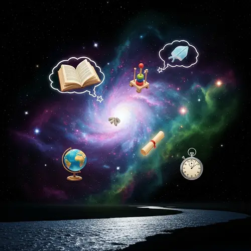 Colorful Nebula of Thoughts and Memories