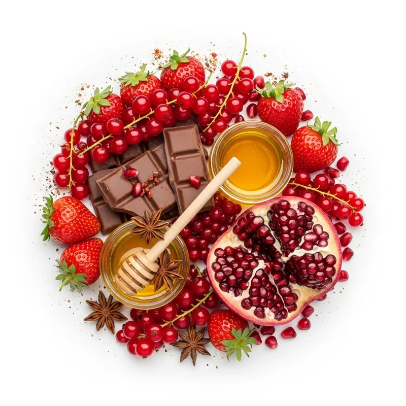 Exquisite Milk Chocolate and Fruit Delicacies