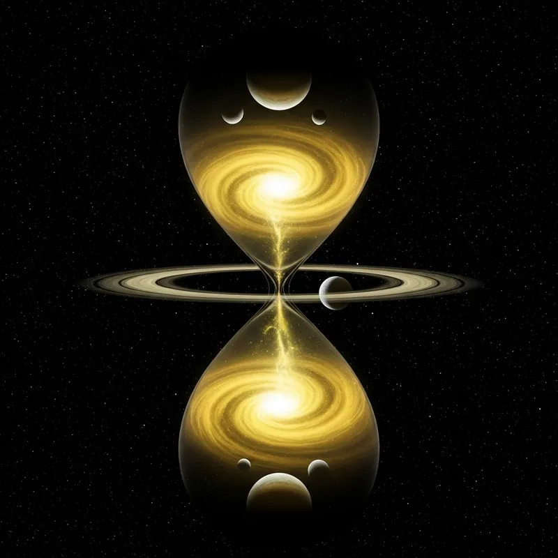 Saturn as an Hourglass: A Celestial Marvel Saturn as an Hourglass: A Celestial Marvel
