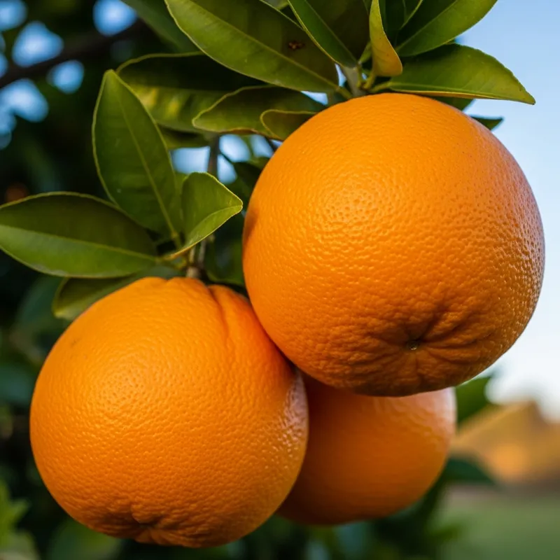 Fresh Navel Oranges: Sunlit Citrus Beauty