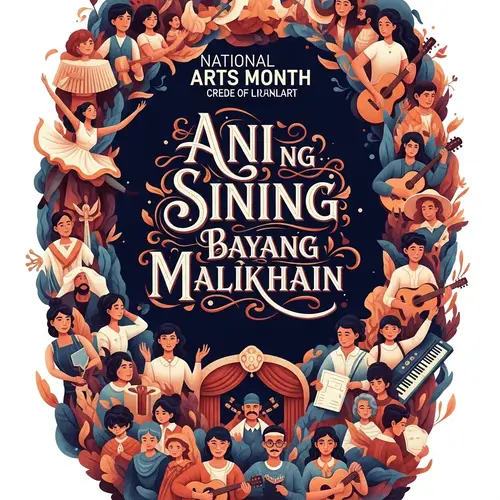 National Arts Month Poster: Ani ng Sining, Bayang Malikhain