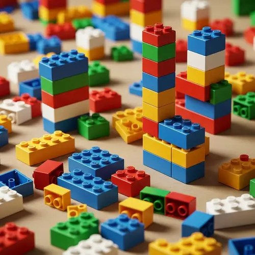 Colorful Lego Bricks: Creative Toy for Kids