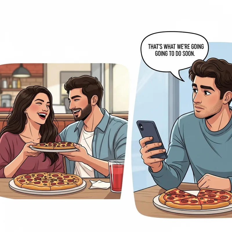 Romantic Pizza Date Turned Staring Contest at Pizza Hut