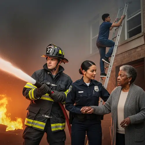 Heroes in Action: Bravery in the Face of Disaster