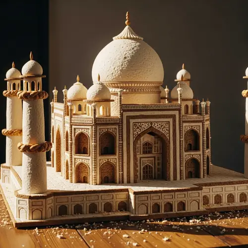 Taj Mahal made of Bread - Incredible Edible Art