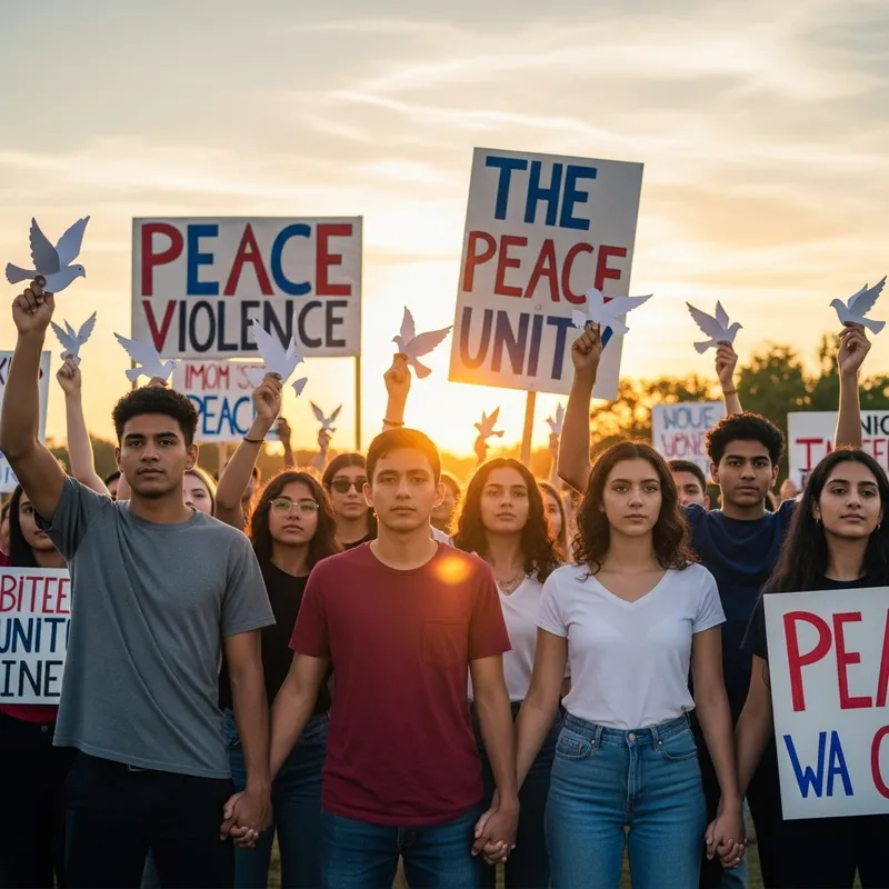 United Against Youth Gun Violence: A Peaceful Protest