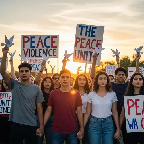 United Against Youth Gun Violence: A Peaceful Protest